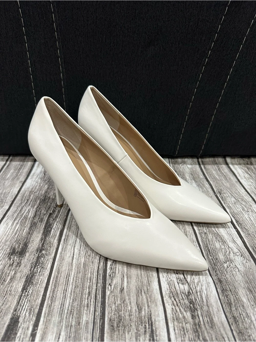 I.N.C. International Concepts Sarielle Pointed-Toe Pumps Bone Size 12 M